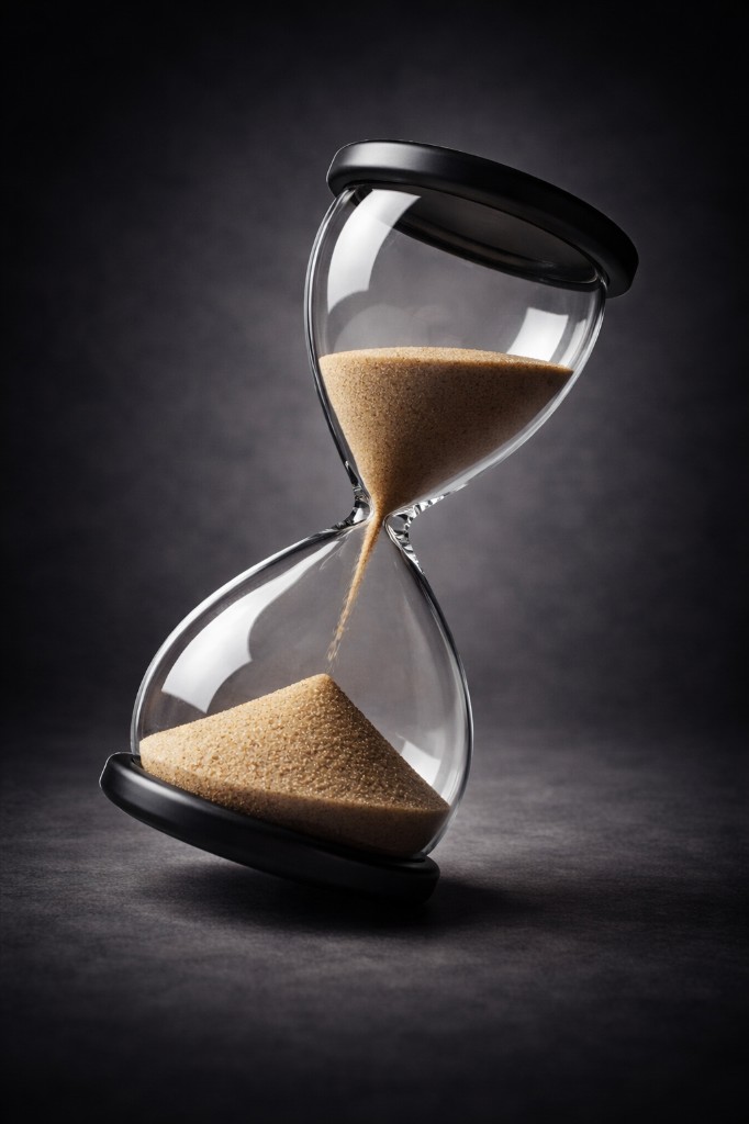 Песочные часы — наглядная метафора сроков и поэтапной работы